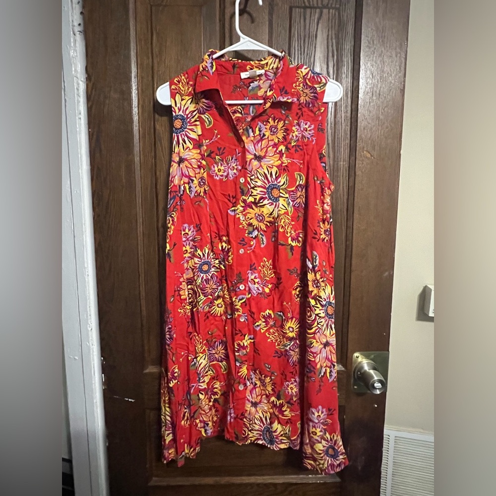 Beach Lunch Lounge Lou LouFloral Shift Dress